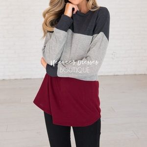 Color Block Sweater